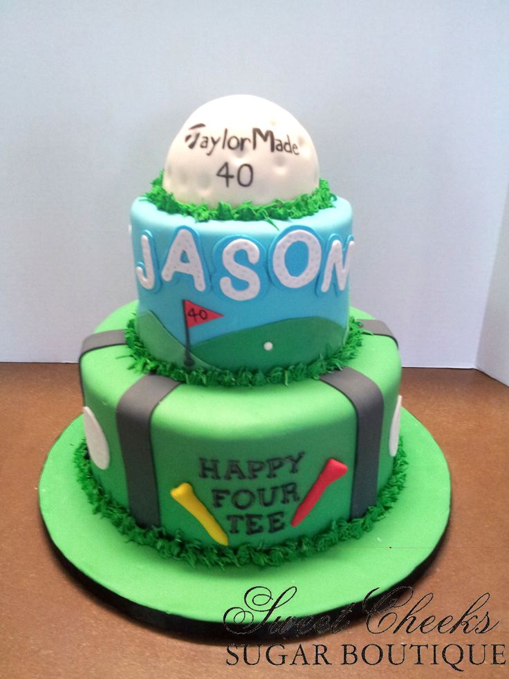 Happy Birthday Golf Cake