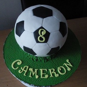 How to Make Football Shaped Cake