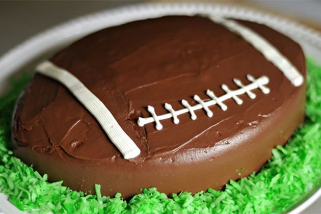 How to Make Football Shaped Cake