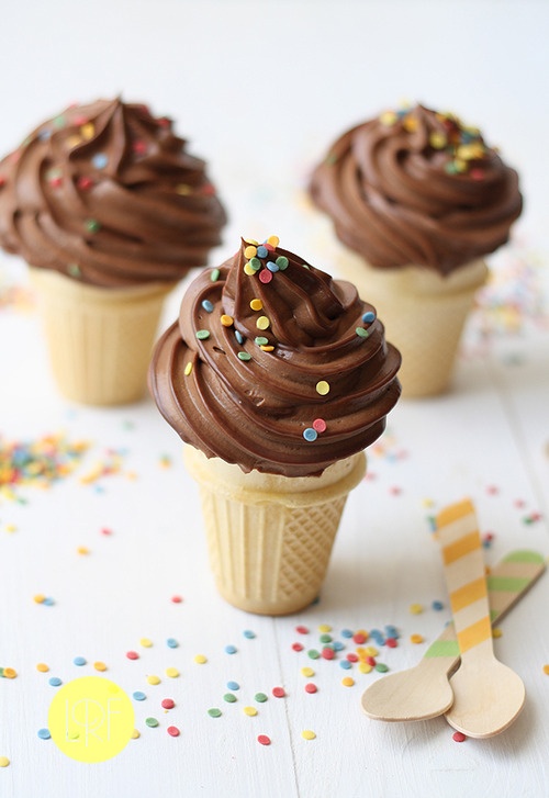 Ice Cream Cone Cupcakes