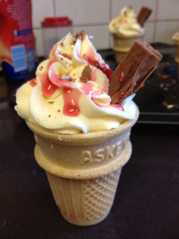 Ice Cream Cone Cupcakes