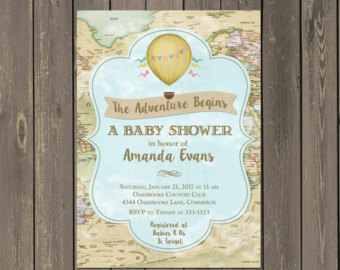 Let the Adventure Begin Baby Shower Ideas