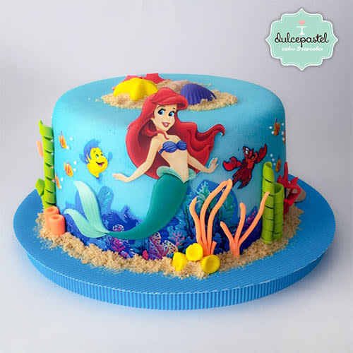 Little Mermaid Birthday Cake