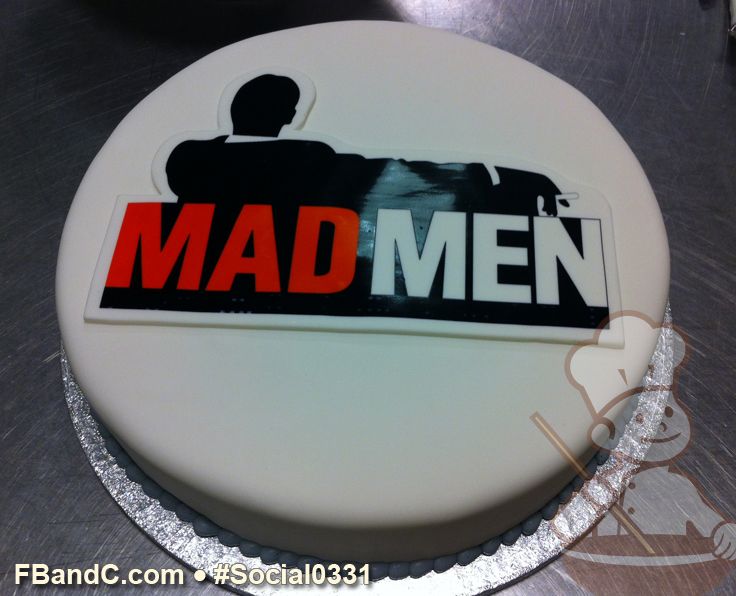 Mad Men Birthday Cake