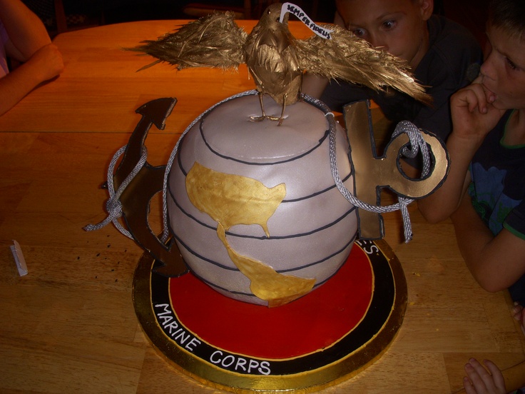 Marine Corps Birthday Cake