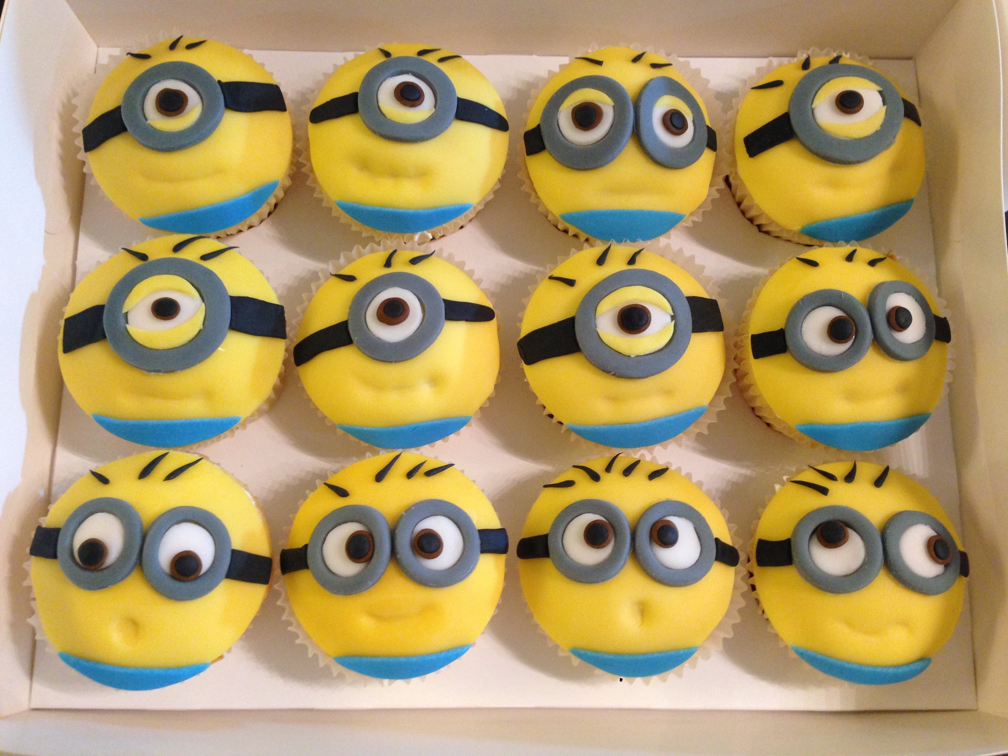 Minion Birthday Cupcakes