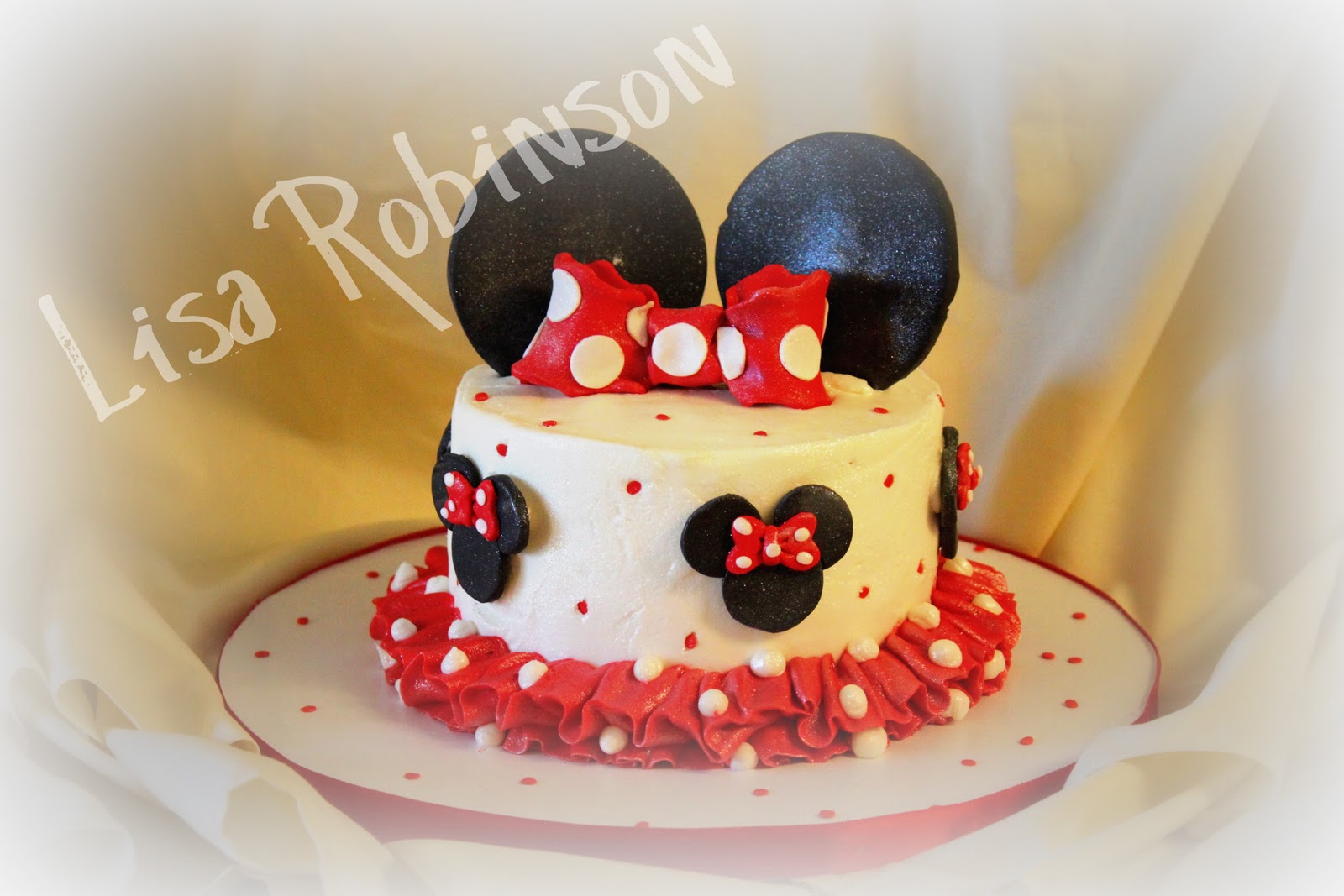 12 Cute Minnie Mouse 1st Birthday Cakes Photo Minnie Mouse