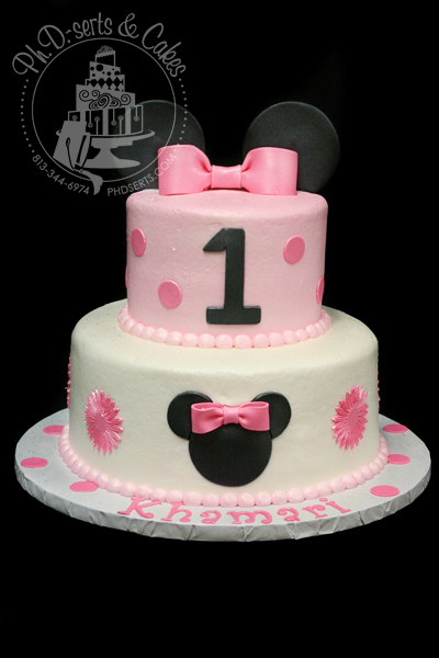 Minnie Mouse 1st Birthday Cake