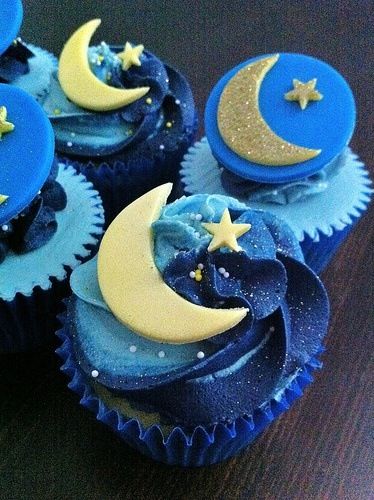 Moon and Star Cupcakes