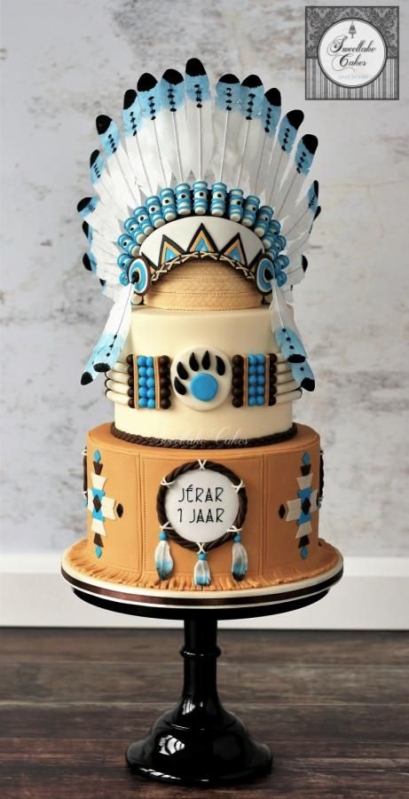 Native American Birthday Cake