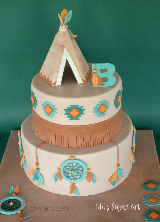 Native American Tee Pee Cake