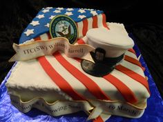 Navy Officer Retirement Cake