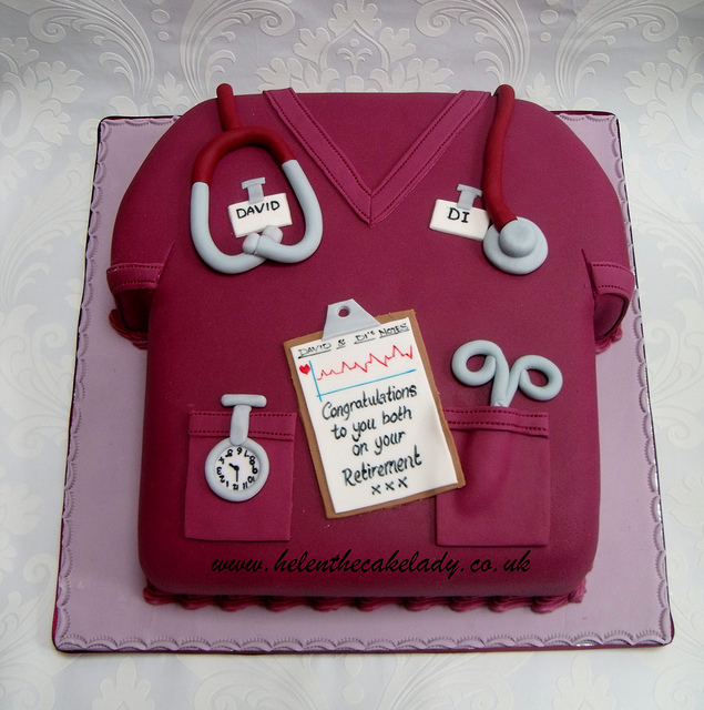 Nurse Retirement Cake