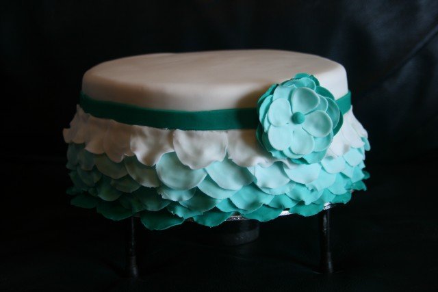 Ombre Petal Cake