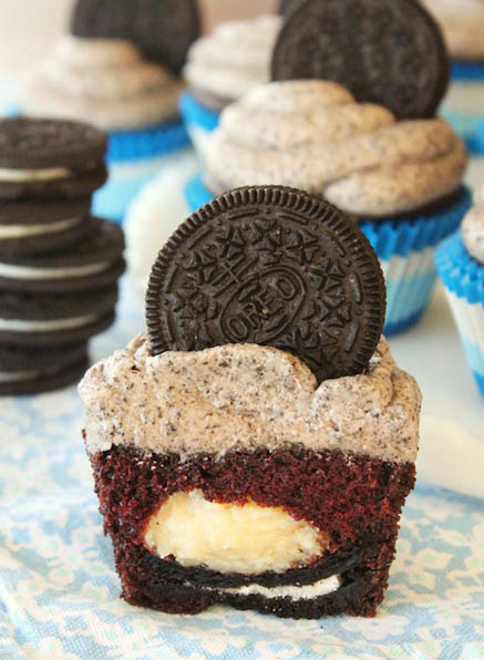 Oreo Cheesecake Cupcakes Recipe