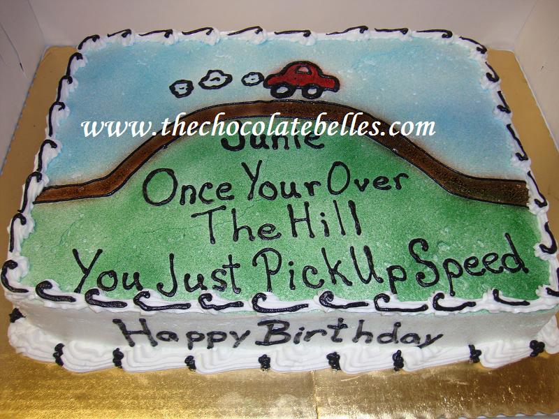 Over the Hill Birthday Cake Idea