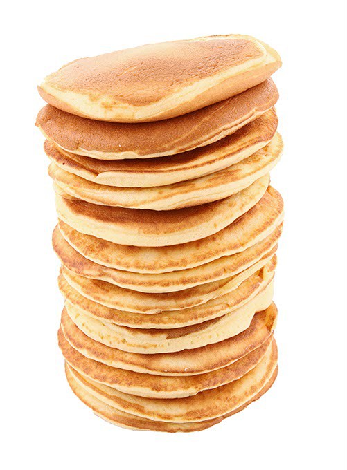 Pancake Stack Isolated