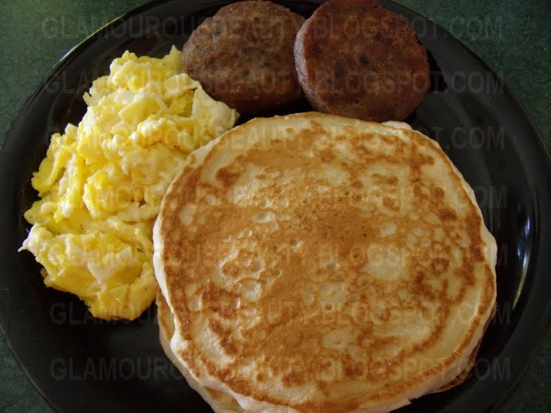 Pancakes Sausage Scrambled Eggs