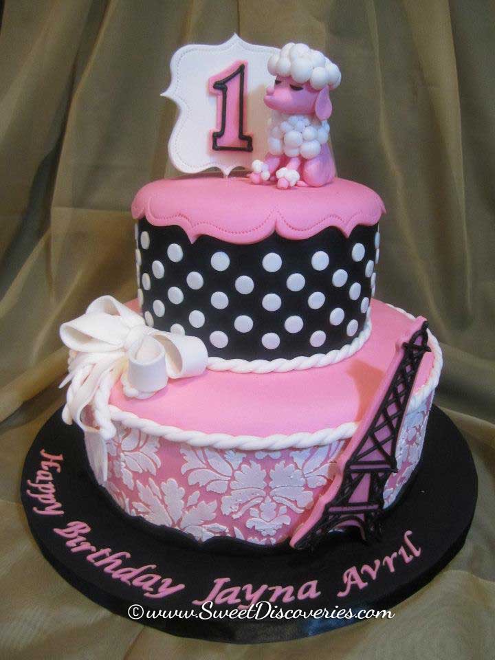 Paris Birthday Cake