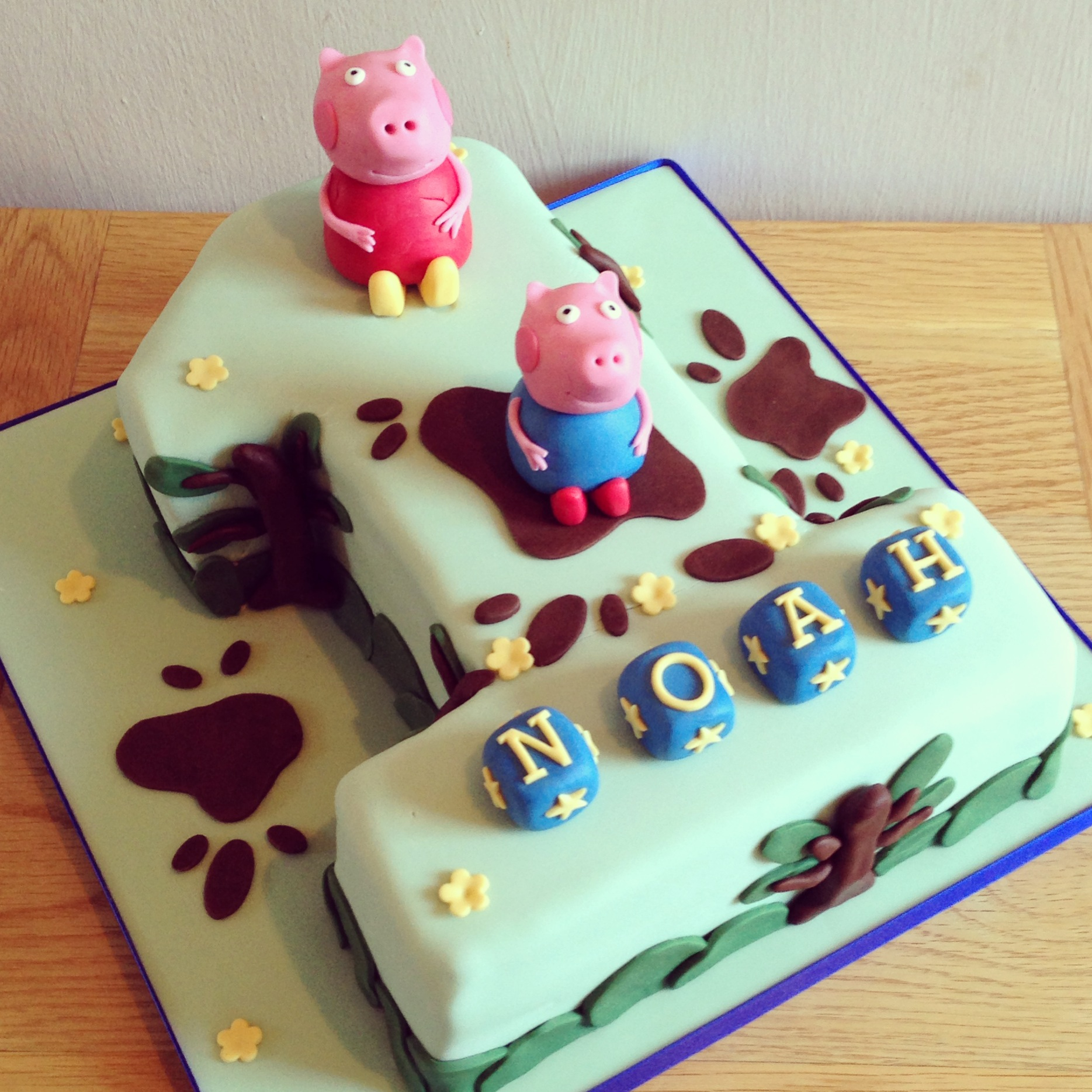 Peppa Pig Cake Number One