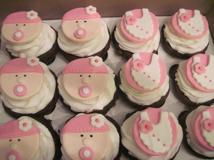 Pinterest Girl Baby Shower Cupcakes