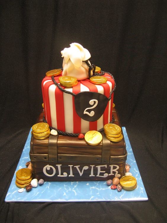 Pirate Birthday Party Cake