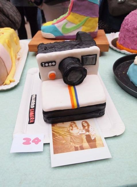 Polaroid Camera Birthday Cake