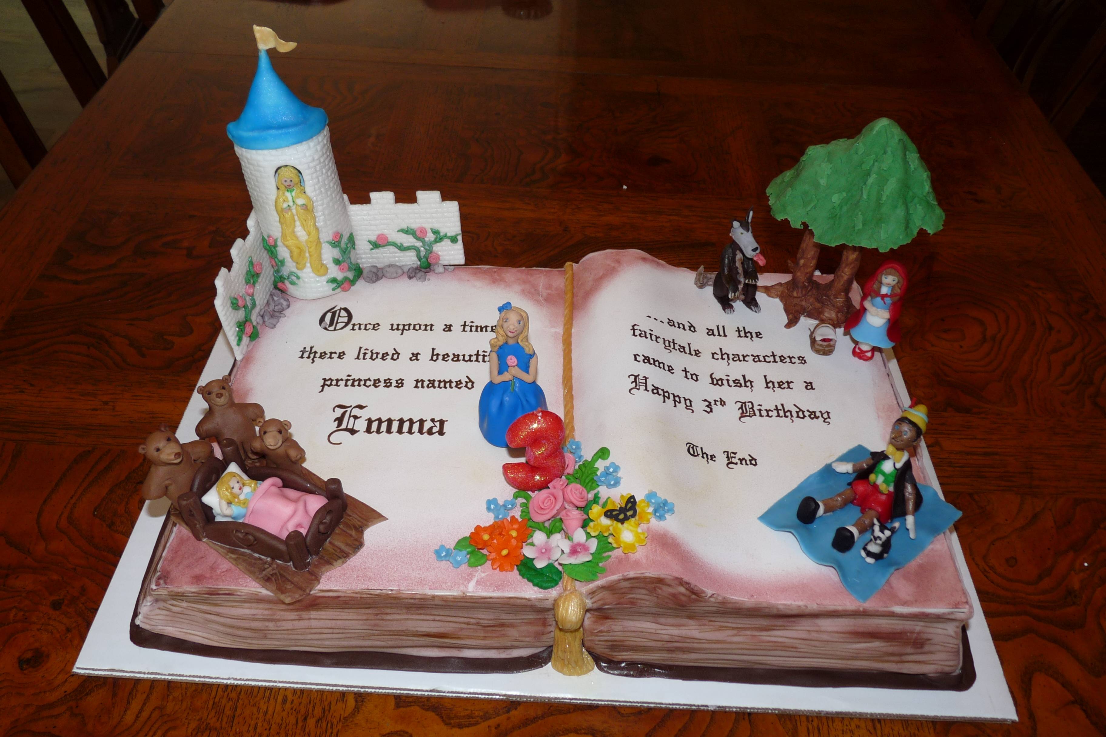 Pop-Up Storybook Cake