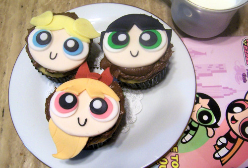 Powerpuff Girls Cupcake Cake