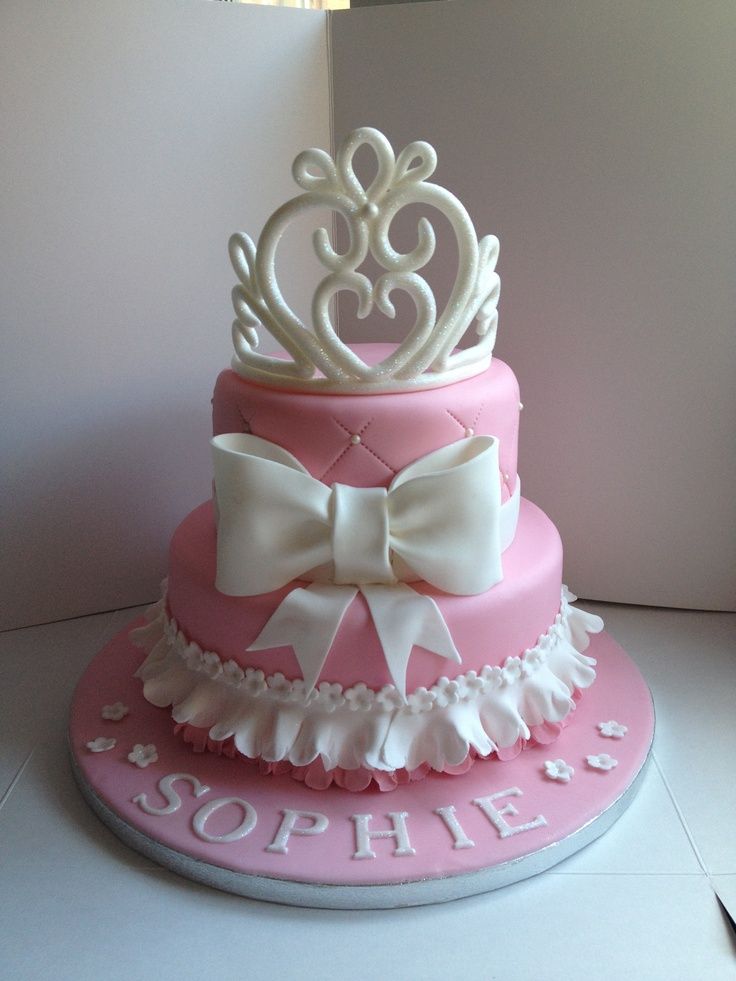 Princess Tiara Birthday Cake