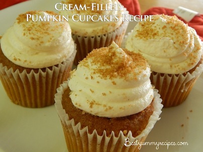 Pumpkin Filled Cupcakes Recipe