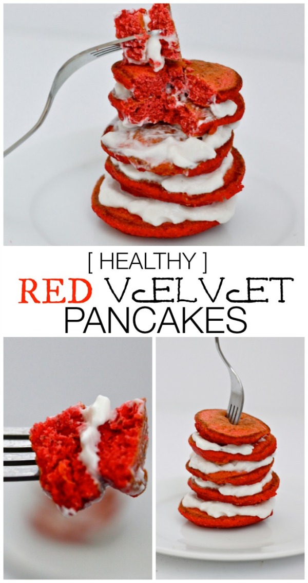 Red Velvet Pancakes