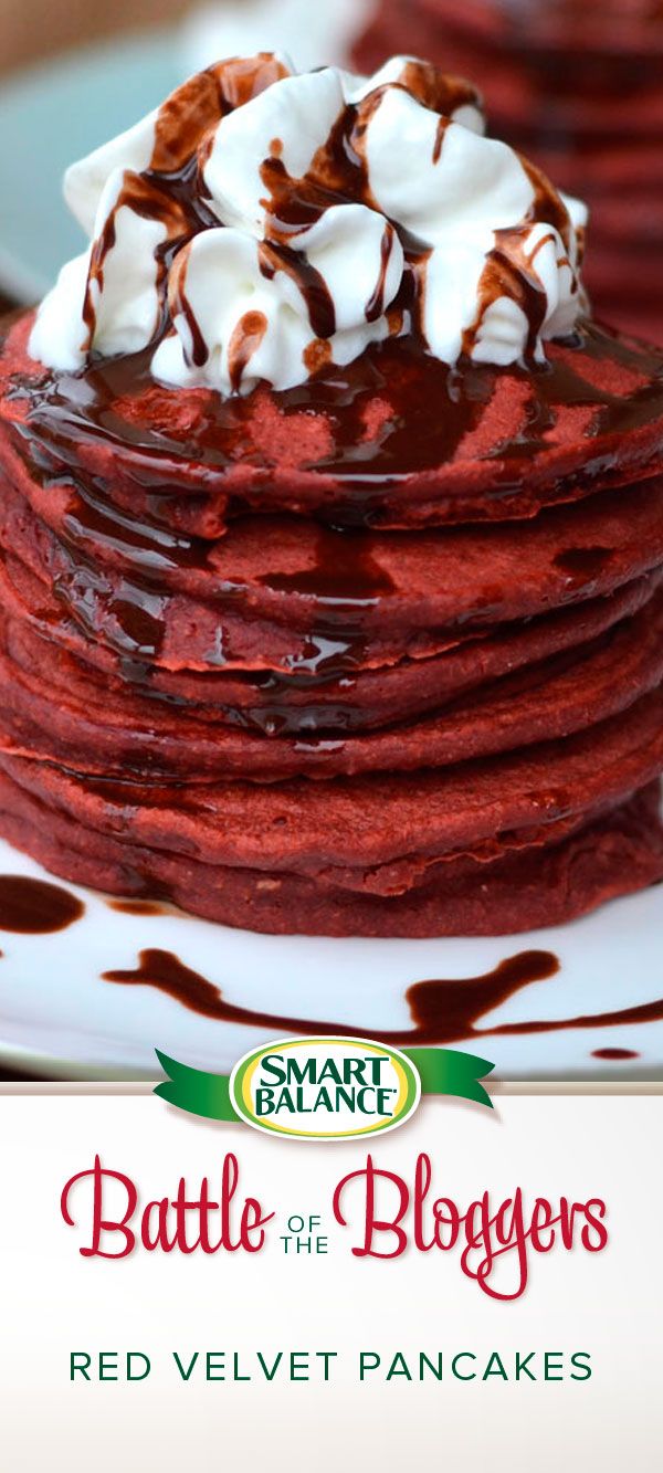 Red Velvet Pancakes