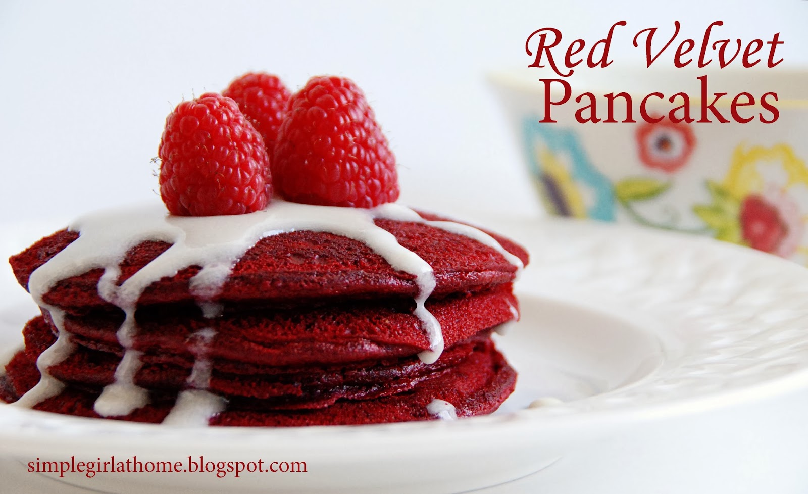 Red Velvet Pancakes