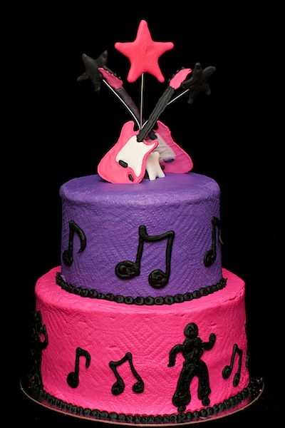 Rockstar Girl Birthday Cake