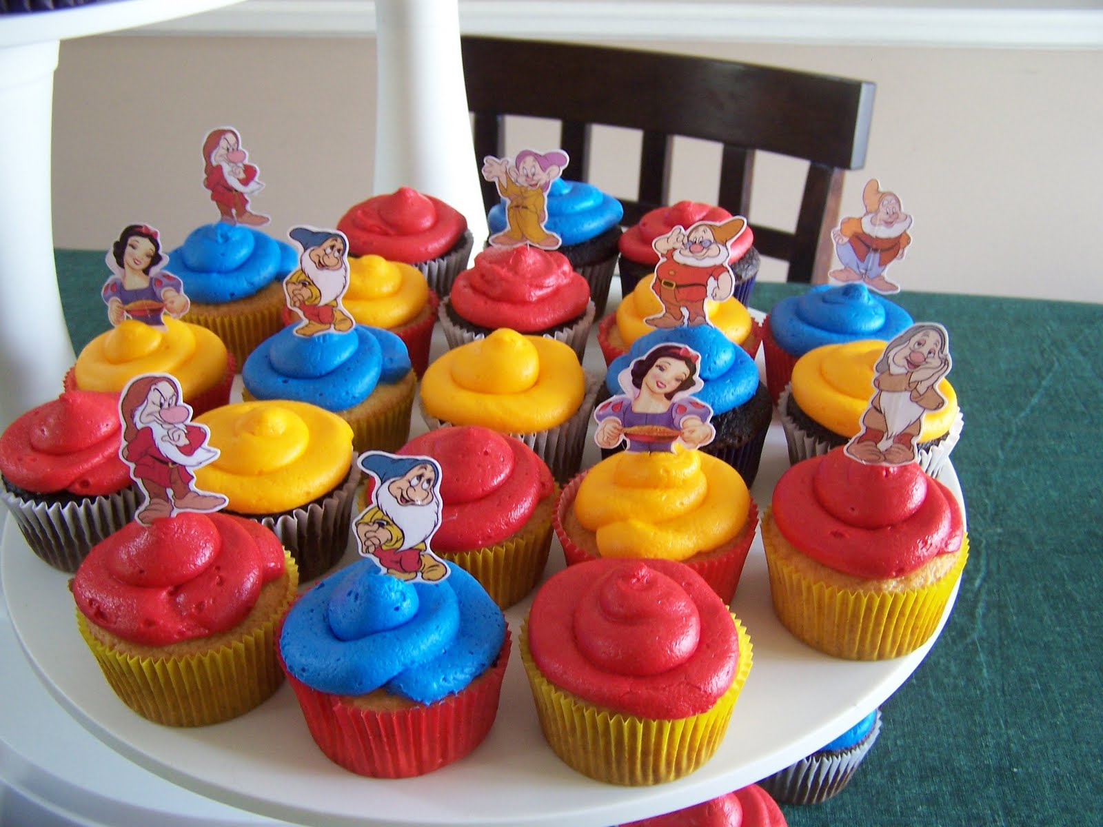 Snow White Birthday Cake Toppers