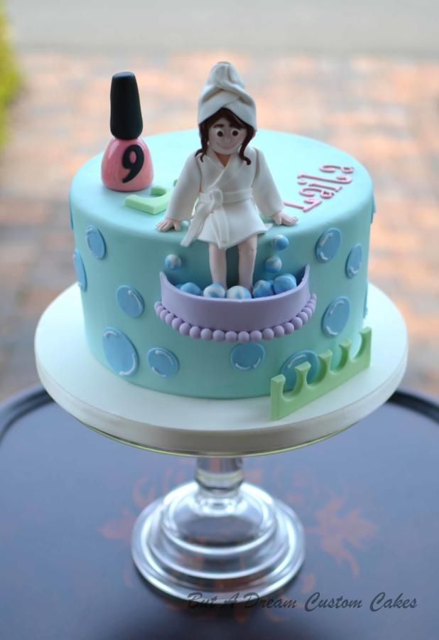 Spa Birthday Cake Idea