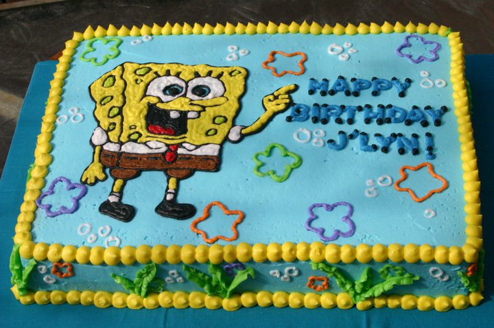 Spongebob Birthday Cake