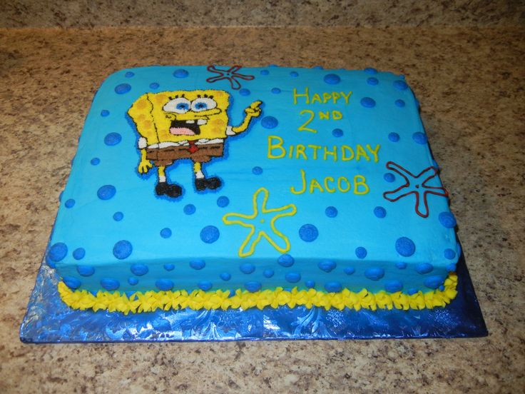 Spongebob Sheet Cake