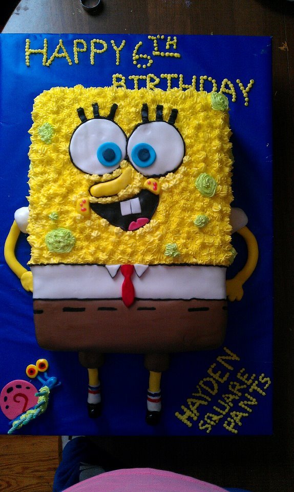 Spongebob Sheet Cake