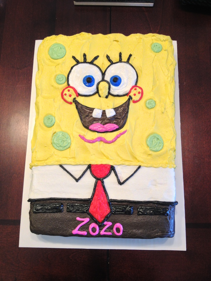 Spongebob SquarePants Sheet Cake