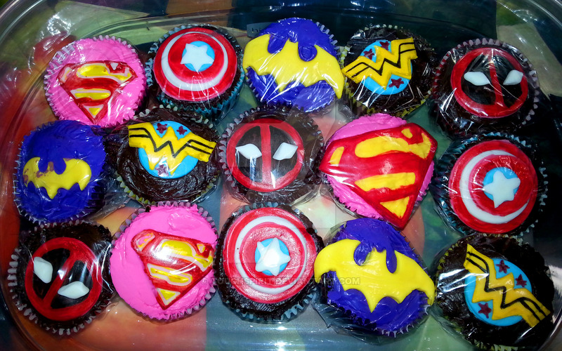 Super Hero DC Cupcakes Girls