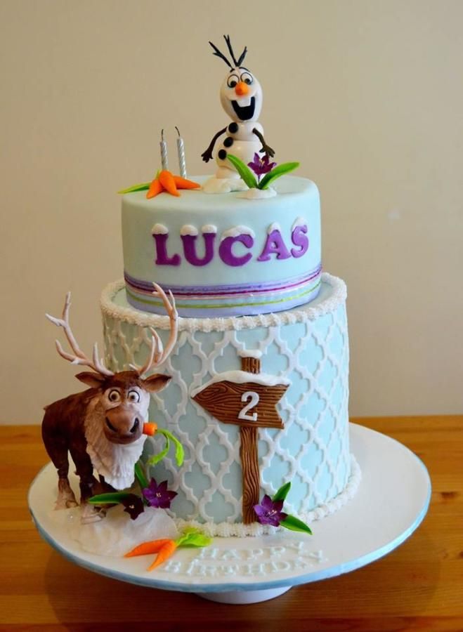 10 Photos of Frozen Birthday Cakes For Boys