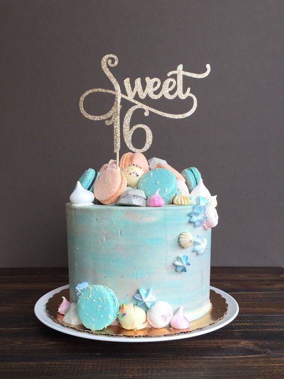 Sweet 16 Birthday Cake Idea