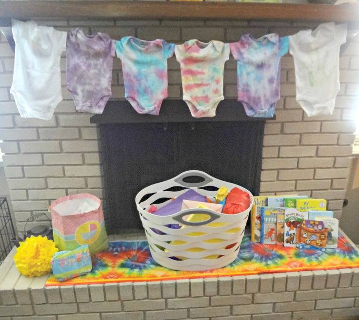 Tie Dye Baby Shower Ideas