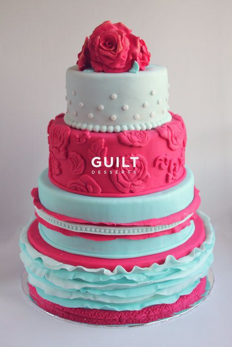 Tiffany Blue Birthday Cake