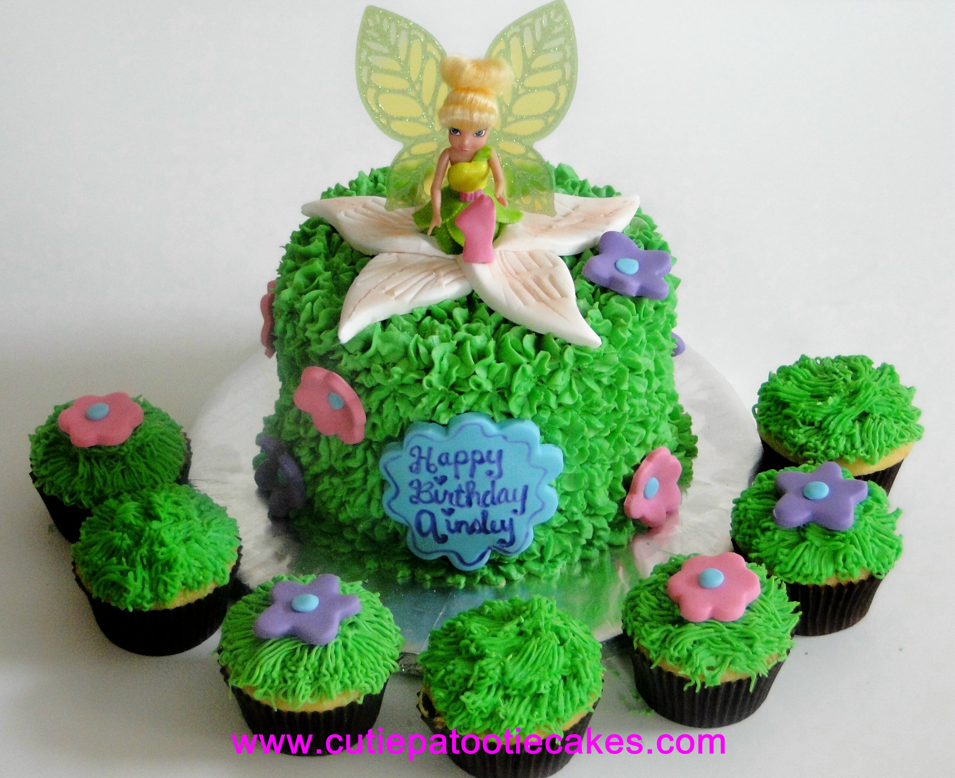 Tinkerbell 1st Birthday Cake