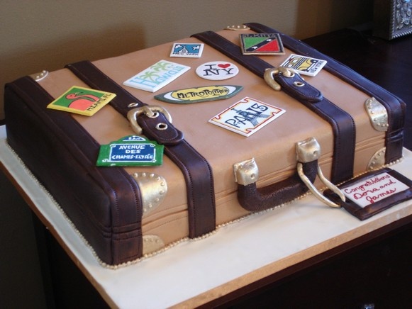 Travel Themed Cake