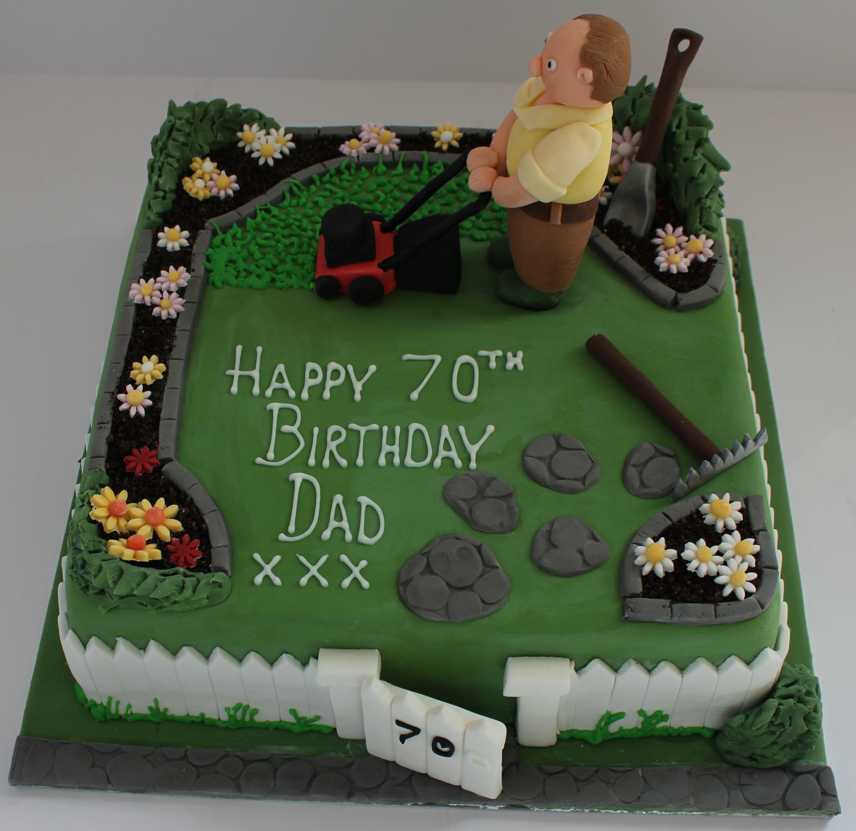 11 Photos of Gardening Ideas With 70th Birthday Cakes