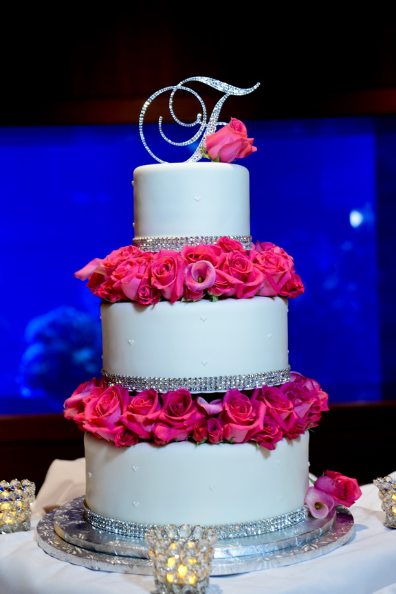 Wedding Cake with Bling